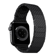 A Photo Of Pitaka Modern Aramid Carbon Fiber Watch Band For Apple Watch | 40mm-41mm-42mm-44mm-45mm-49mm