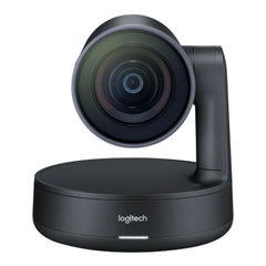 A Photo Of Logitech Rally Plus (1xCamera, 2xSpeaker, 2xMic, Table & Display Hub)