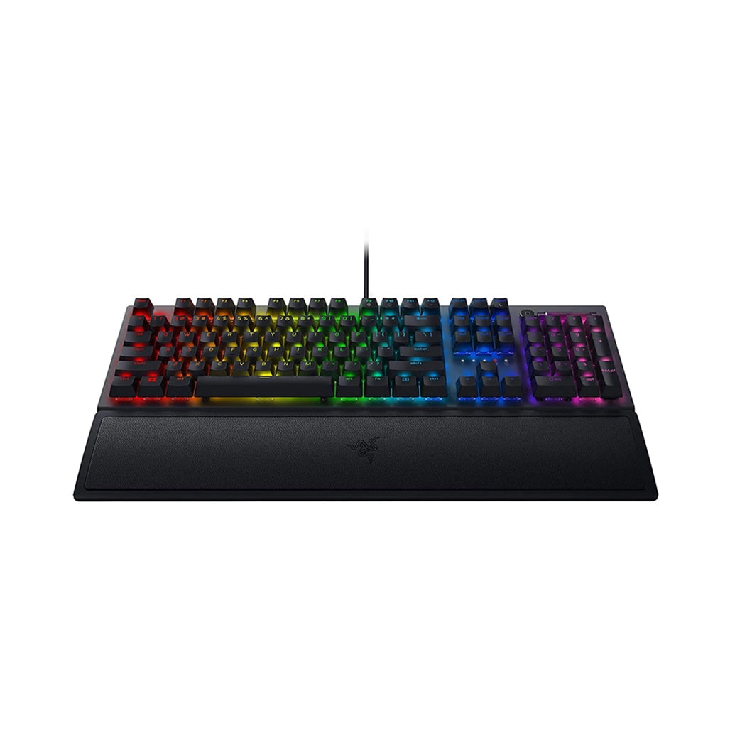 A Photo Of Razer BlackWidow V3 - Wired Full-Size Mechanical Gaming Keyboard | Yellow Switches, RGB Backlighting
