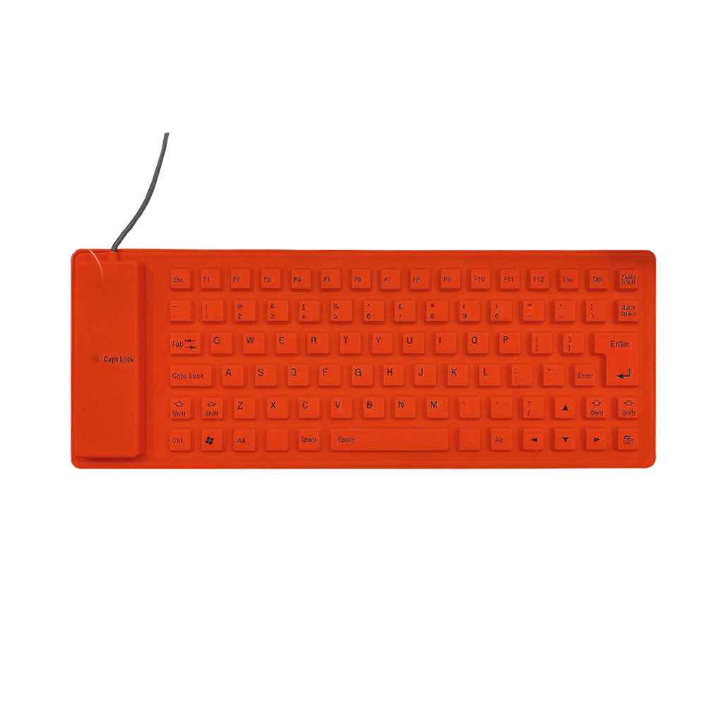 A Photo Of Flexible Wired keyboard