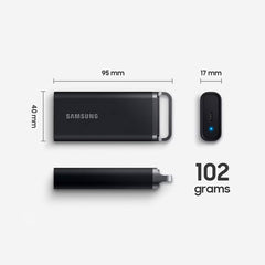 A Photo Of Samsung T5 EVO Portable SSD 8TB | High-Speed External Storage with AES 256-bit Encryption