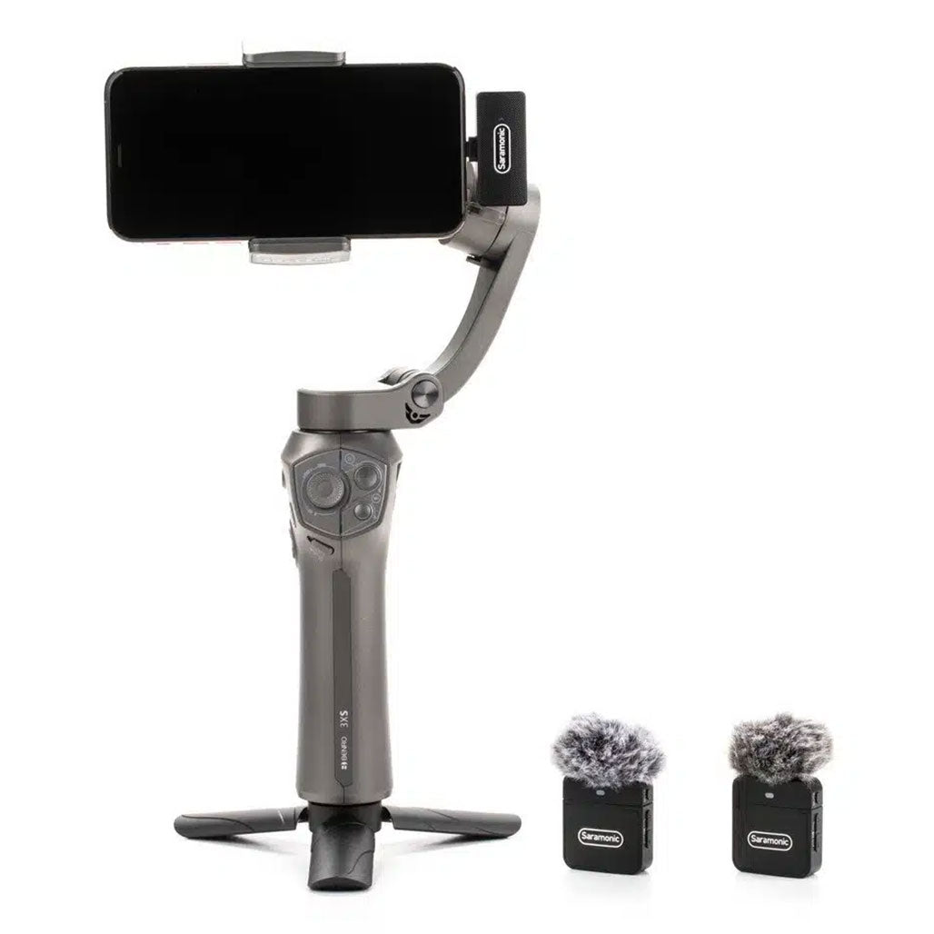 A Photo Of Saramonic Blink 100 B4 Wireless Mic System for iPhone - Dual 2-Person Clip-On with Lightning Receiver