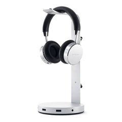 A Photo Of Satechi Aluminum USB Headphone Stand with USB-C to USB-A Cable