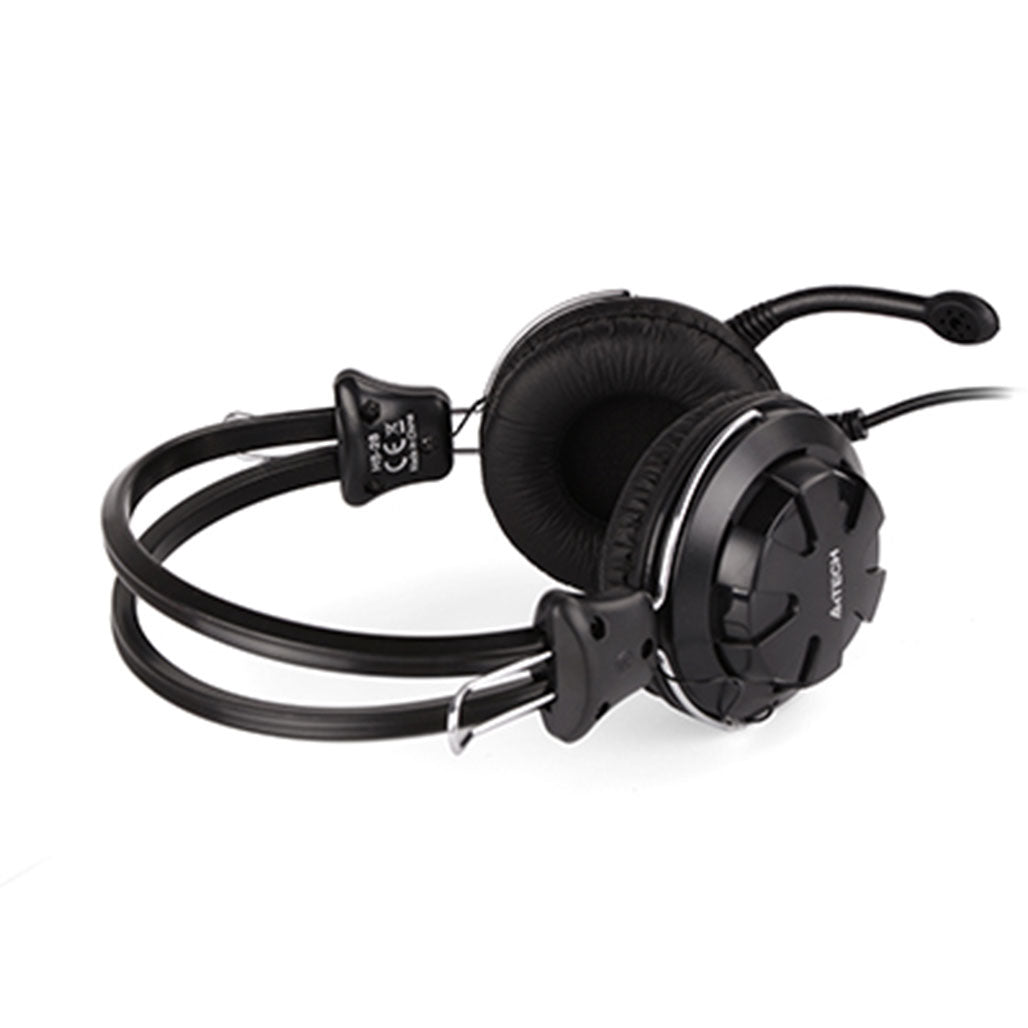 A Photo Of A4Tech HS-28 ComfortFit Stereo Headset - Superior Sound Quality with On-the-Head Design