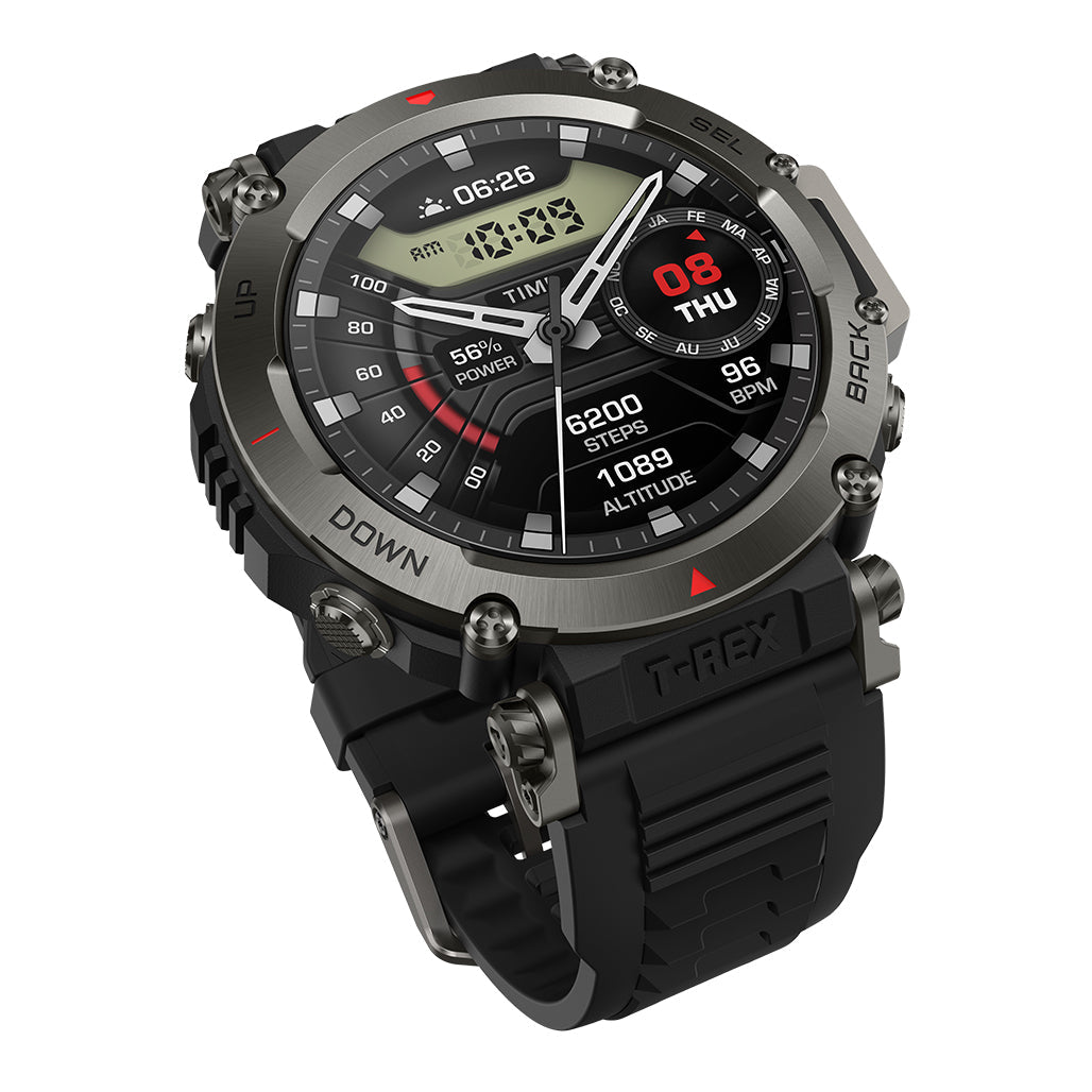 A Photo Of Amazfit T-Rex Ultra - Smart Watch - Black