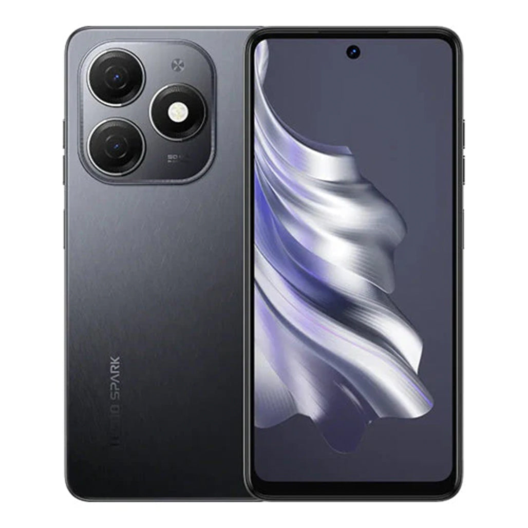 A Photo Of Tecno Spark 20 8GB Ram 256GB Storage - Gravity Black