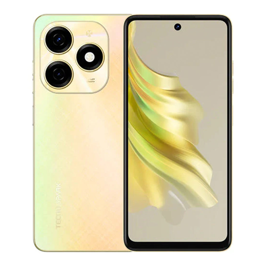 A Photo Of Tecno Spark 20 8GB Ram 256GB Storage - Neon Gold
