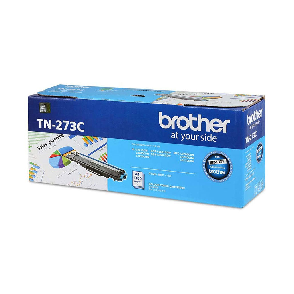 A Photo Of Genuine Brother TN-273C Toner Cartridge - Cyan