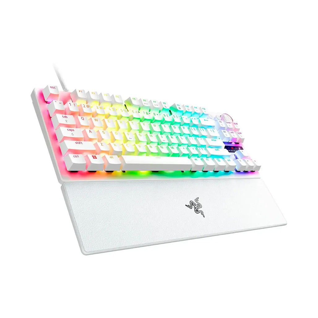 A Photo Of Razer Huntsman V3 Pro Tenkeyless - US - Black | RZ03-04980100-R3M1 - Advanced Mechanical Gaming Keyboard with Analog Optical Switches