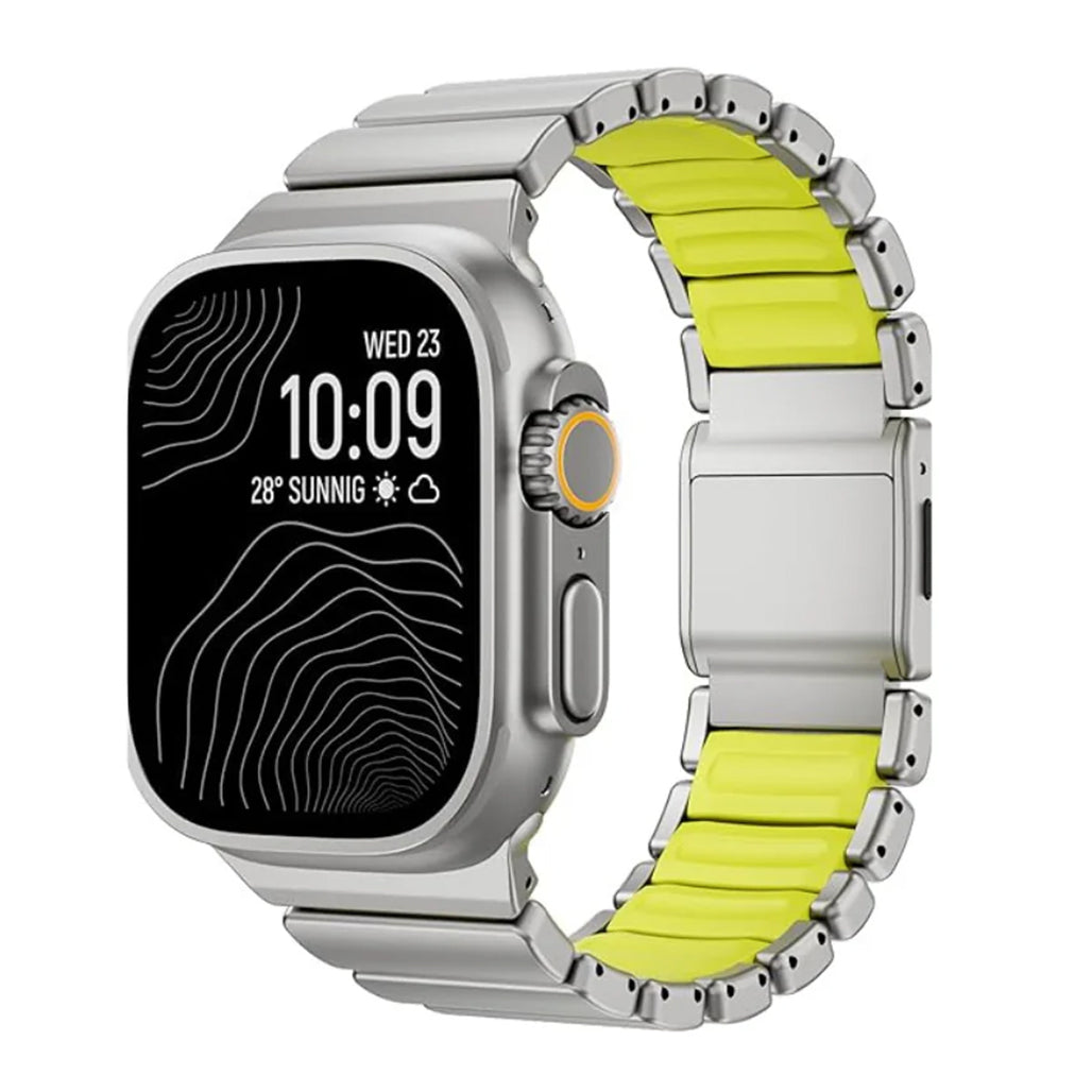 A Photo Of A-Case Titanium Magnetic Watch Band for Apple Watch Ultra 3
