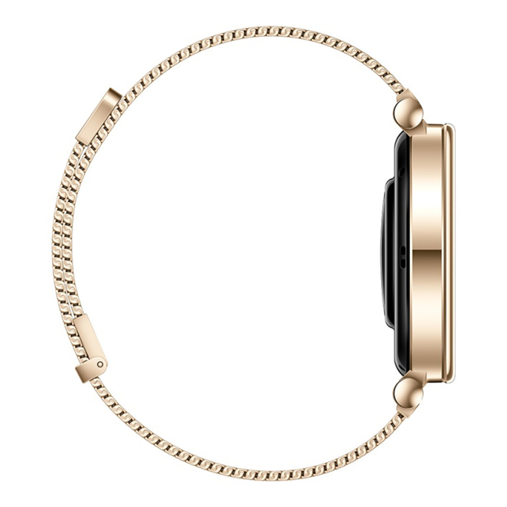 A Photo Of Huawei Watch GT 4 41mm Light Gold Milanese Strap - Premium AMOLED Smartwatch with Advanced Fitness and Health Features