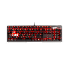 A Photo Of MSI Vigor GK60 - Full-size Wired Mechanical Gaming Keyboard with Cherry MX Red Switches and Red Backlight